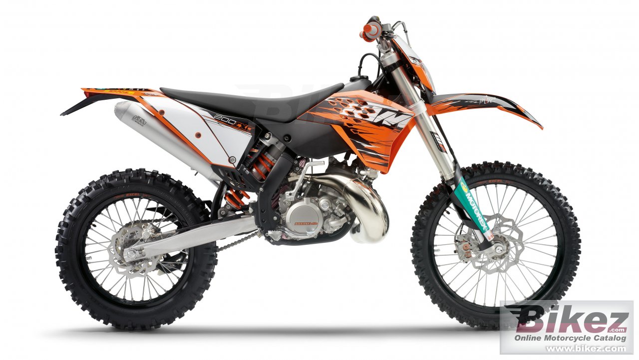 Big KTM 200 exc picture and wallpaper from Bikez.com